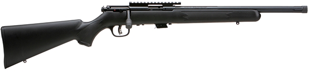 Picture of Savage Arms 28741 Mark II Fv-Sr 21 Sharp 10+1 16.50" Matte Black Fluted Threaded Barrel & Picatinny Rail Carbon Steel Receiver, Fixed Matte Black Synthetic Stock, Right Hand 26743 062654287411