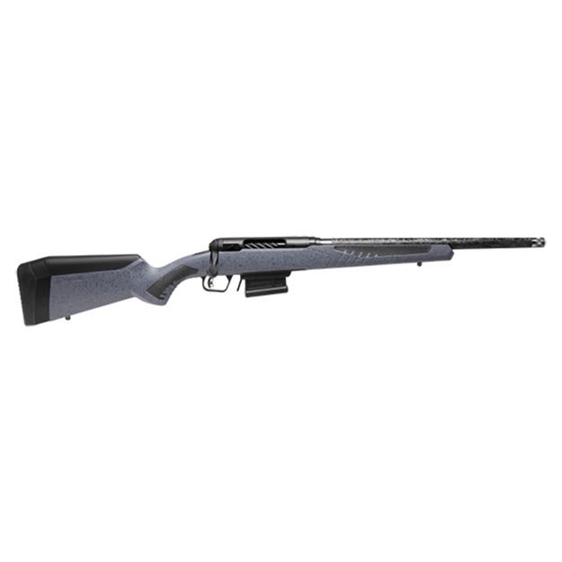 Picture of  Savage Arms 57937 110 Carbon Predator 300 Blackout 16.13" Proof Research Carbon Fiber Barrel, Granite Stock With Black Rubber Cheek Piece & Grips 011356579379