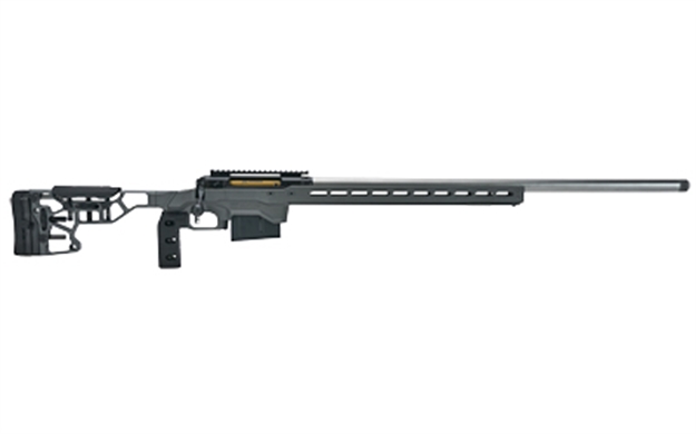 Picture of  Savage Arms 57561 110 Elite Precision 300 Prc 30" 5+1 Matte Black/ Gray Cerakote/Black Polymer/Optic Ready *Self Timing Taper Aligned Muzzlebrake (Short Action Calibers Only) 011356575616