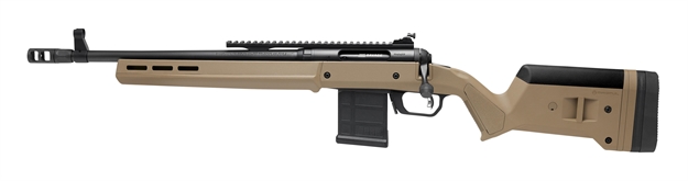 Picture of  Savage Arms 58202 110 Scout Full Size 450 Bushmaster 5+1 16.50" Matte Black Threaded Barrel, Picatinny Rail Carbon Steel Receiver, Flat Dark Earth Magpul Hunter Synthetic Stock, Left Hand