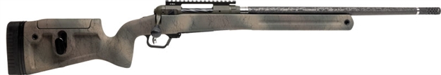 Picture of  Savage Arms 58155 110 Pro Pursuit 308 Win 3+1 20" Olive Dark Green Cerakote Earth-Tone Camo/Black Web Right Hand