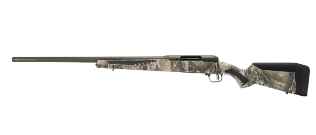 Picture of Savage Arms 57750 110 Timberline 6.5 Creedmoor 4+1 22", OD Green Cerakote, Realtree Excape Fixed Accustock With Accufit, Left Hand 57750-SAV