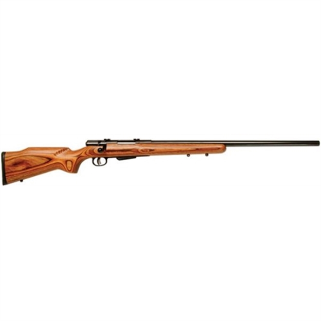 Picture of  Savage Arms 19140 25 Lightweight Varminter 22 Hornet 4+1 Cap 24" Matte Black Rec/Barrel Natural Brown Laminate Stock Right Hand (Full Size) 011356191403