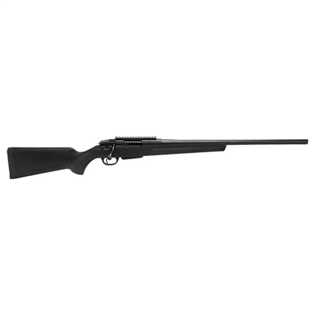 Picture of  Stevens 18824 334  Full Size 243 Win 3+1 20" Button Rifled Carbon Steel Barrel, Matte Black Carbon Steel Receiver W/Integrated Recoil Lug, Matte Black Synthetic Stock, Scope Mount, Right Hand