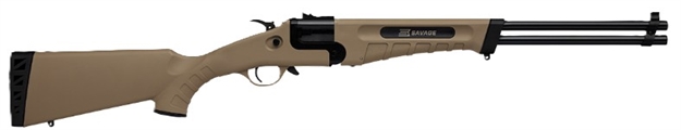 Picture of  Savage Arms 23003 42 Takedown Full Size 22 Wmr/410 Gauge 1Rd 20" Black Satin Sporter Barrel, Satin Black Carbon Steel Receiver, Flat Dark Earth Fixed Synthetic Stock, Ambidextrous 062654230035