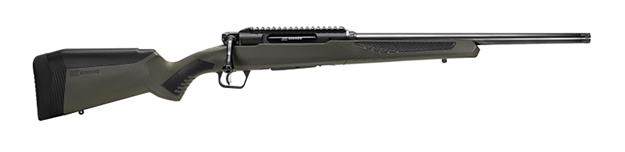 Picture of  Savage Arms 57656 Impulse Hog Hunter Full Size 300 Win Mag 3+1 24" Matte Black Threaded Barrel, Matte Black Aluminum Receiver W/Picatinny Rail, Matte OD Green Accustock Synthetic Stock, Ambidextrous 011356576569