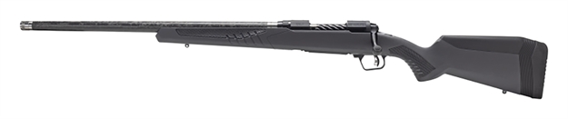 Picture of  Savage Arms 57718 110 Ultralite Full Size 300 Wsm 2+1 24" Carbon Fiber Threaded Barrel, Black Melonite Drilled & Tapped Stainless Steel Receiver, Adj Accustock Matte Gray Synthetic Stock, Left Hand 011356577184