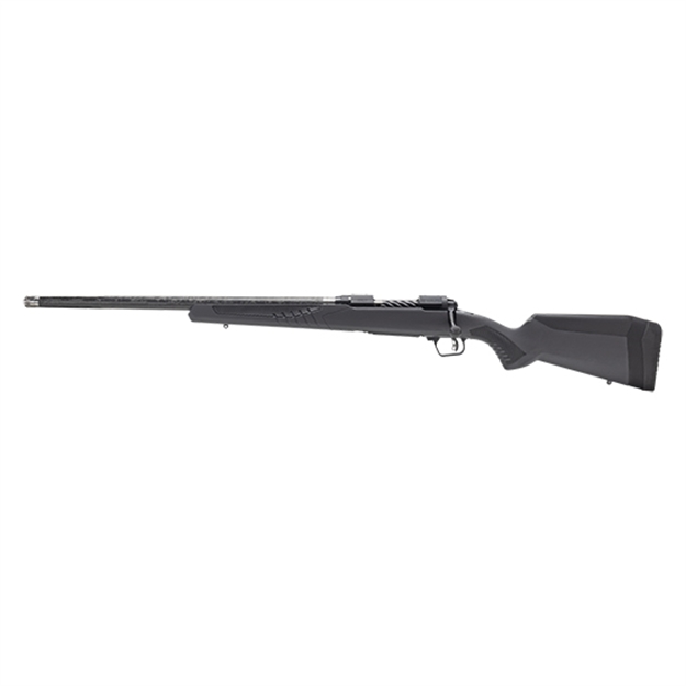 Picture of  Savage Arms 57719 110 Ultralite Full Size 6.5 Prc 2+1 24" Carbon Fiber Threaded Barrel, Black Melonite Drilled & Tapped Stainless Steel Receiver, Adj Accustock Matte Gray Synthetic Stock, Left Hand 011356577191