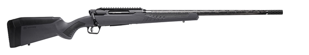 Picture of  Savage Arms 57894 Impulse Mountain Hunter 308 Win 4+1 22" Carbon Fiber Threaded Barrel, Black Aluminum Receiver W/Picatinny Rail, Gray Accustock Synthetic Stock, Ambidextrous 011356578945
