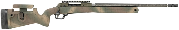 Picture of  Savage Arms 58156 110 Pro Pursuit 6.5 Creedmoor 3+1 20" Olive Dark Green Cerakote Earth-Tone Camo/Black Web Right Hand