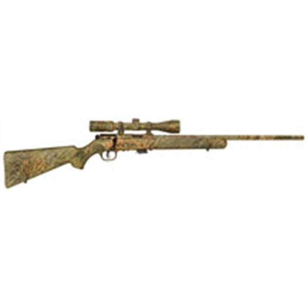 Picture of  Savage Arms 90755 93 XP 22 Wmr Caliber With 5+1 Capacity, 22" Barrel, Overall Next Camo Evo Finish, Synthetic Stock & Accutrigger Right Hand (Full Size) Includes 3-9X40mm Scope 062654907555