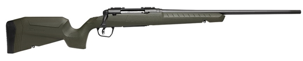 Picture of  Savage Arms 32038 Axis 2  22-250 Rem 4+1 22" Matte Black Sporter Barrel, Matte Black Drilled & Tapped Steel Receiver, Fixed Green Synthetic Stock, Right Hand 011356320384