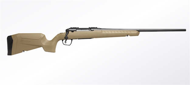 Picture of  Savage Arms 32048 Axis 2  223 Rem 4+1 22" Matte Black Sporter Barrel, Matte Black Drilled & Tapped Steel Receiver, Fixed Flat Dark Earth Synthetic Stock, Right Hand