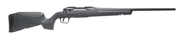 Picture of  Savage Arms 32122 Axis 2 Compact 7Mm-08 Rem 4+1 20" Matte Black Heavy Sporter Barrel, Matte Black Drilled & Tapped Carbon Steel Receiver, Fixed Matte Gray Synthetic Stock, Right Hand