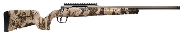 Picture of  Savage Arms 32337 Axis 2 Pro Compact 223 Rem 4+1 20" Gun Metal Bronze Cerakote Heavy Sporter Threaded Barrel & Picatinny Rail Carbon Steel Receiver, Fixed Western Camo Synthetic Stock, Right Hand 011356323378