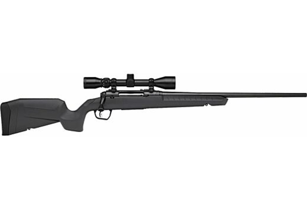 Picture of  Savage Arms 32171 Axis 2 XP Combo Full Size 223 Rem 4+1 22" Black Sporter Barrel, Black Carbon Steel Receiver Drilled & Tapped, Gray Fixed Synthetic Stock, Weaver 3-9X40mm Scope, Right Hand