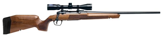 Picture of  Savage Arms 32257 Axis 2 XP Combo 223 Rem 4+1 22" Matte Black Sporter Barrel & Drilled & Tapped Carbon Steel Receiver, Ergonomic Hardwood Stock, Right Hand, Boresighted 3-9X40mm Scope 011356322579