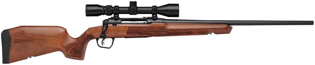 Picture of  Savage Arms 32259 Axis 2 XP Combo 243 Win 4+1 22" Matte Black Sporter Barrel & Drilled & Tapped Carbon Steel Receiver, Ergonomic Hardwood Stock, Right Hand, Boresighted 3-9X40mm Scope 011356322593