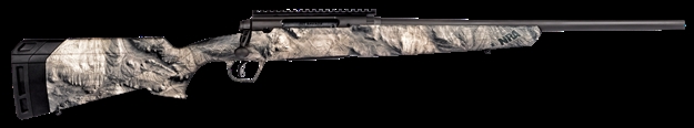 Picture of Savage Axis II Bolt Action Rifle, 7Mm-08 Rem, 20" Bbl, Dbm, Gray Finish, Overwatch Camo Stock, 4+1 Rnd, Picatinny Rail 57483 011356574831
