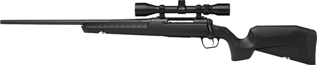 Picture of  Savage Arms 32021 Axis XP Combo 270 Win 4+1 22" Matte Black Button Rifled Barrel, Matte Black Drilled & Tapped Carbon Steel Receiver, Fixed Sporter Black Synthetic Stock, Weaver 3-9X40mm, Left Hand 011356320216