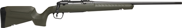 Picture of  Savage Arms 32109 Axis 2 Compact 308 Win 4+1 20" Matte Black Heavy Sporter Barrel, Matte Black Drilled & Tapped Carbon Steel Receiver, Fixed OD Green Synthetic Stock, Right Hand