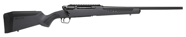 Picture of  Savage Arms 57909 Impulse Driven Hunter 30-06 Springfield 4+1 18" Threaded, Matte Black Barrel/Rec, Gray Stock With Black Rubber Cheek Piece And Grips, Straight Pull Bolt 011356579096
