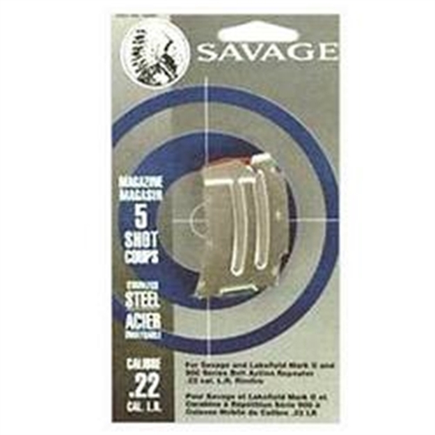 Picture of  Savage Arms 90007 Mkii  Stainless Detachable 5Rd For 22 LR , 17 Mach 2 Savage Mkii