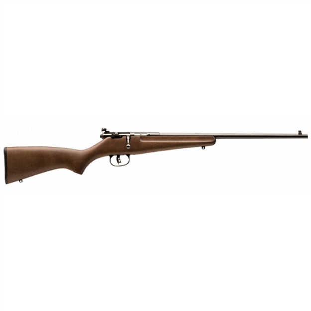 Picture of  Savage Arms 13815 Rascal  Youth 22 LR 1Rd 16.13" Matte Black Sporter Barrel, Matte Black Carbon Steel Receiver, Satin Brown Fixed Wood Stock, Right Hand 062654138157