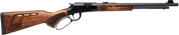 Picture of  Savage Arms 46120 Revel Deluxe Full Size 22 Wmr 9+1 18" Black Satin Threaded Barrel, Black Cerakote Drilled & Tapped Aluminum Receiver, Satin Walnut Fixed Stock, Right Hand 062654461200