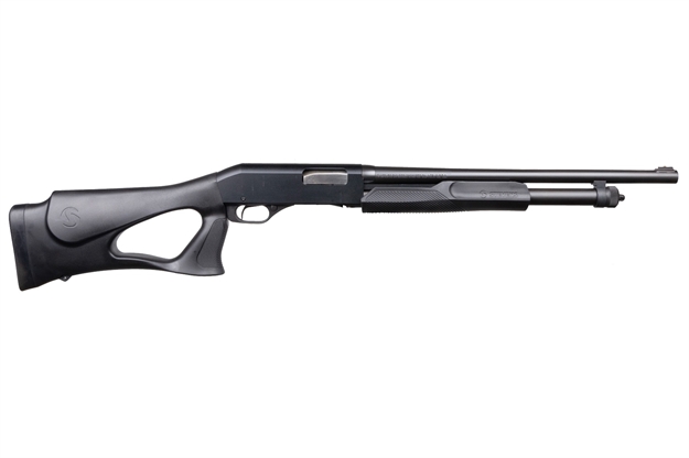 Picture of Savage Arms|Stevens 320 Thumbhole Pump Shotgun, 20 Ga., 3", 18.5" Bbl, Matte Black, Synthetic Stock, Bead Sight, 5+1 Rnd 23247 011356232472