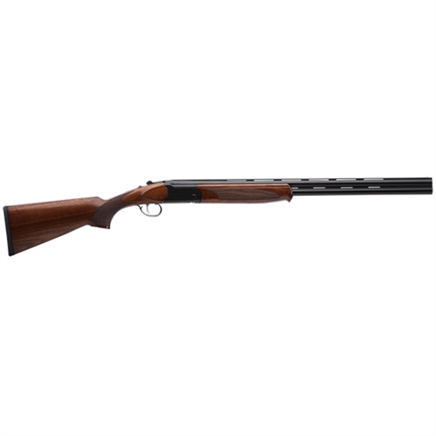 Picture of  Stevens 22168 555  Full Size 410 Gauge Break Open 3" 2Rd 26" Black Satin Over/Under Vent Rib Barrel, Satin Black Aluminum Receiver, Fixed Turkish Walnut Stock, Ambidextrous