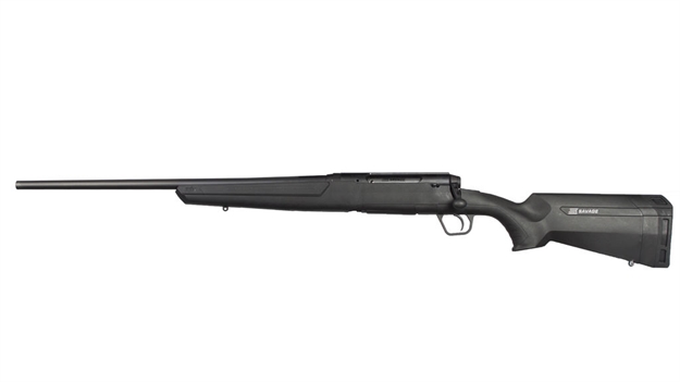 Picture of Savage Axis LH Bolt Action Rifle 30-06 Spr, 22" Bbl Blk, Blk Syn Stock, 4 Rnd Dm, 57255 011356572554