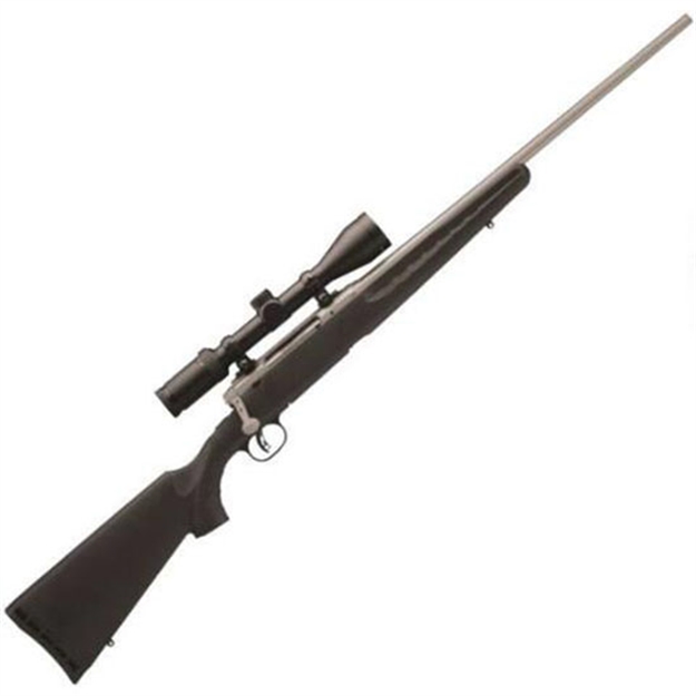 Picture of Savage Axis II XP Bolt Action Rifle Package 30-06 22" Stainless 4 Rnd W/3-9X40 Kaspa Scope