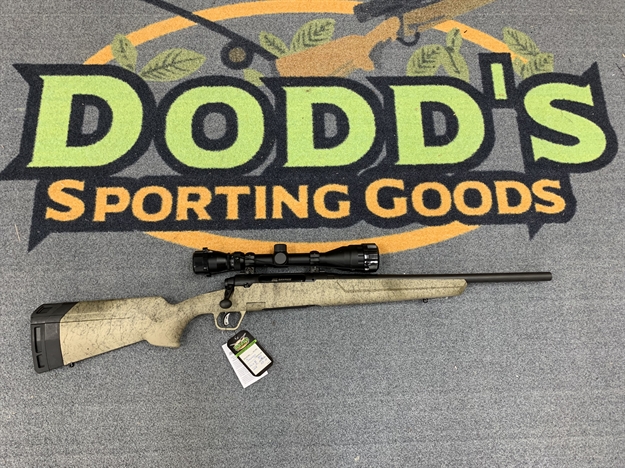 Picture of Savage Axis II XP Tan Camo Black Web 22-250 58070 011356580702