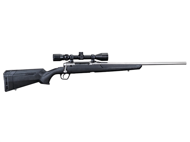 Picture of Savage Axis XP Stainless Bolt Action Rifle, 350 Legend, 18" Bbl, Blk Syn Stock, 4+1 Rnd, 3-9X40 Weaver Scope 57545