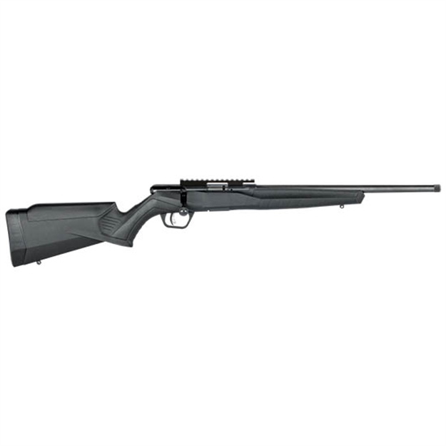 Picture of  Savage Arms 70803 B Series Fv-Sr Full Size 17 Hmr 10+1 16.25" Matte Black Heavy Threaded Barrel, Matte Black Picatinny Rail Carbon Steel Receiver, Matte Black Fixed Synthetic Stock, Right Hand