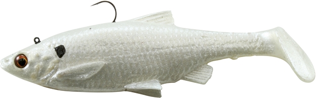 Picture of Savage Gear 3D Baitfish Paddletail Segmented Swimbait, Sinking, 1/4 Oz, 3", 3Pk, Pearl