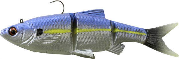 Picture of Savage Gear 3D Baitfish Segmented Swimbait, Sinking, 1/4 Oz, 3", 3Pk, Blue Steel