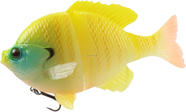 Picture of Savage Gear 3D Line Thru Bluegill Swimbait 6" Slow Sink Citrus Gill