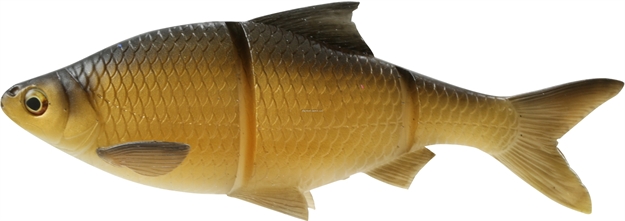 Picture of Savage Gear 3D Line Thru Shad Segmented Swimbait 10" Slow Sink Golden Shiner