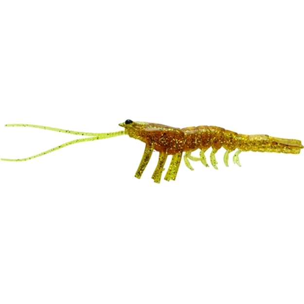 Picture of Savage Gear 3D Pvc Shrimp, Golden, 2 1/2", 1/8 Oz, Sinking,6 Pcs