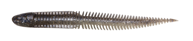 Picture of Savage Gear Dragon Tail 8" Dirty Silver Loose Body 5 Pcs