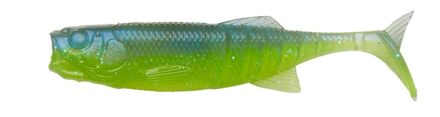 Picture of Savage Gear Ned Minnow 3" Electric Blue And Chartreuse 5 Pcs