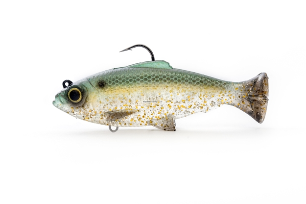 Picture of Savage Gear Pulse Tail Baitfish 4"   Rtf Green Back