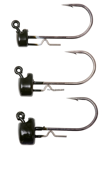 Picture of Savage Gear SG Ned Head Jig Head 1/0 Hook 3/16 Green Pumpkin 4 Pcs