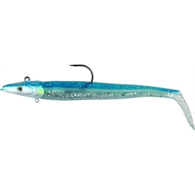 Picture of Savage Gear Soft Sandeel Lure, Blue Silver, 7 1/2", 3 1/2 Oz, Sinking ,1 Head, 2 Bodies