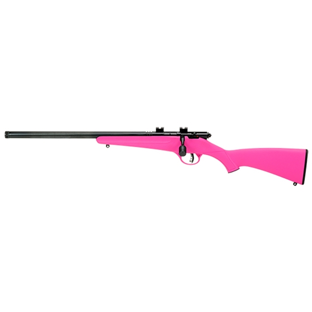 Picture of Savage Rascal Bolt Action Rifle, Lh, 22 LR 16.125" Bbl Single Shot Pink Syn 13844