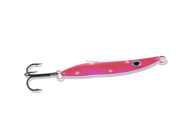 Picture of Savant Winnie Series Spoon 2-3/4" Pink With White Dots Silver Back