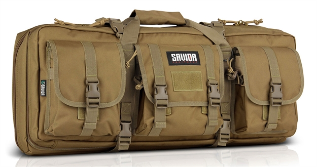 Picture of Savior Equipment Rb3212dgv1tn American Classic Double Rifle Case Flat Dark Earth 600D Polyester 32"