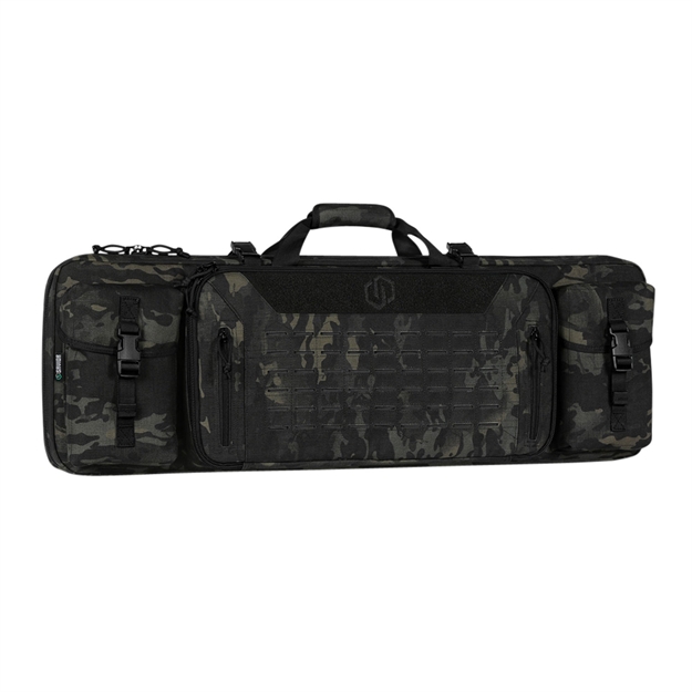 Picture of Savior Equipment Rb3612dgver2mcb Urban Warfare Double Rifle Case Multicam Black Cordura 1000D Nylon 36"